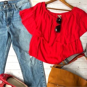 Holding Horses Bardot neck blouse